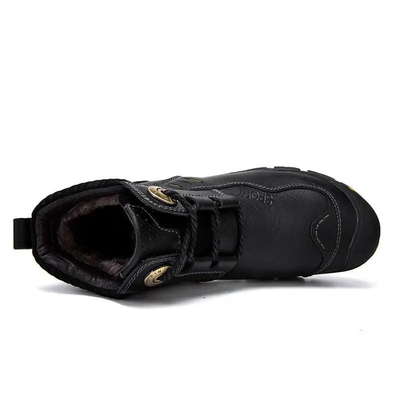 Men's Leather High-Top Shoes — Non-Slip Rubber Sole | Sizes 40–46 – view 8