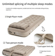Self-Inflatable Camping Mattress - 190x160x25cm Double with Pillow | Home & Outdoor Use by Mead's Supply & Equipment Outfitters limited