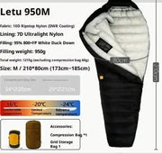 Mead's Supply & Equipment Outfitters limited Sleeping Bags Ultralight Down Sleeping Bag for Camping & Hiking Ultralight Down Sleeping Bag for Camping & Hiking
