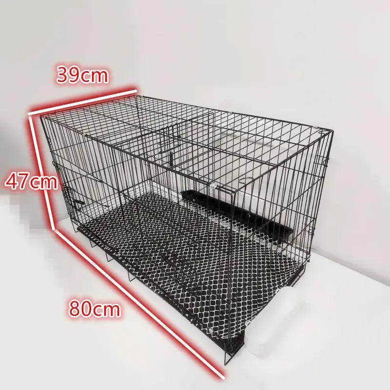 Chicken Coop 80CM Durable Collapsible Metal Cage by dealonline.co.nz