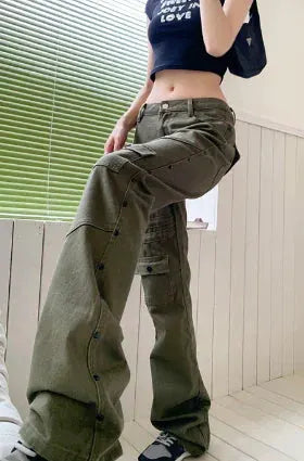 High Street Cargo Straight Pants and Jeans by Mead's Supply & Equipment Outfitters limited
