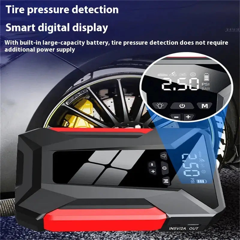 3-in-1 Car Jump Starter Power Bank with Air Compressor by Mead's Supply & Equipment Outfitters limited