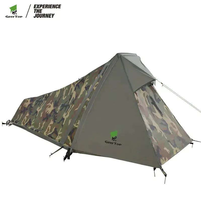 New Waterproof Pyramid Tent for Outdoor Camping - Single Person Lightweight Shelter by Mead's Supply & Equipment Outfitters limited