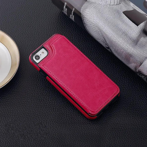 iPhone 7 Plus Case Wallet Card Slot Holder by salelink.co.nz