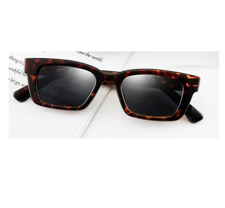 ECOTREK Square Sunglasses – Thick Frame Fashion Shades for Men & Women LX05 by ECOTREK