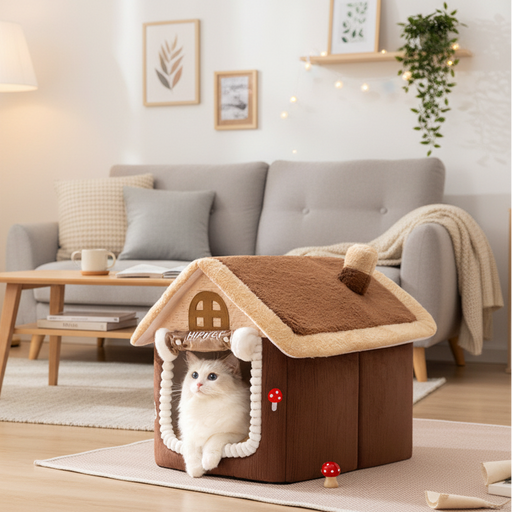 Cat House for Indoor Cats Large Washable Cat Cave by dealonline.co.nz