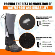 Amazon Outdoor Hiking Gaiters for Sand and Snow by Mead's Supply & Equipment Outfitters limited