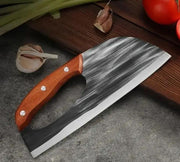 1pc Hand Forged Bone Cutter Kitchen Knife - Sharp Lightweight Dual-Use Slicer For Women - High-Carbon Stainless Steel, Ergonomic Handle, Easy To Clean, And Durable - Asshown by China Dropship