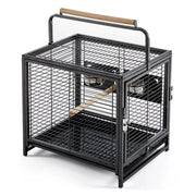 26" Wrought Iron Travel Bird Cage Carrier for Small to Medium Sized Birds by Yaheetech