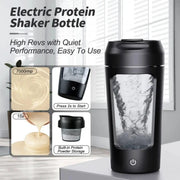 Electric Portable Whey Protein Shaker Bottle by Action Outdoors Limited