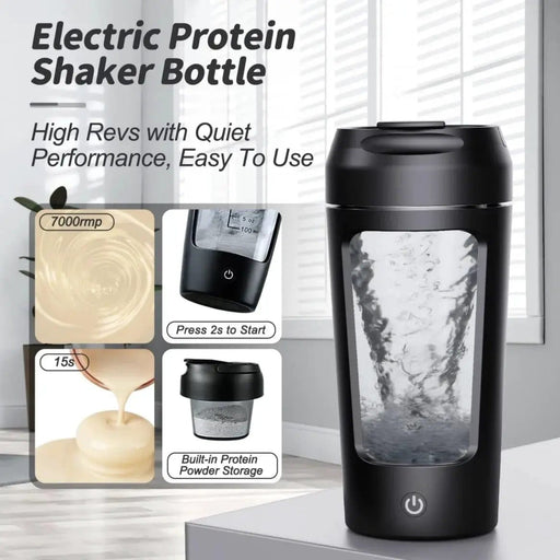 China Dropship Blends Electric Portable Whey Protein Shaker Bottle For Smooth Blends Electric Portable Whey Protein Shaker Bottle