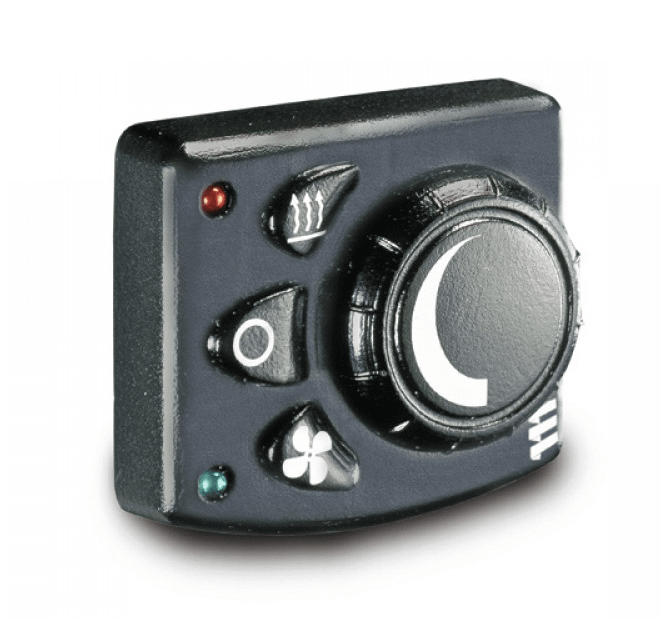 Eberspacher Airtronic D2 Marine Heater control panel with knobs and indicator lights.