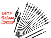 Carbon Arrows 12pcs by salelink.co.nz