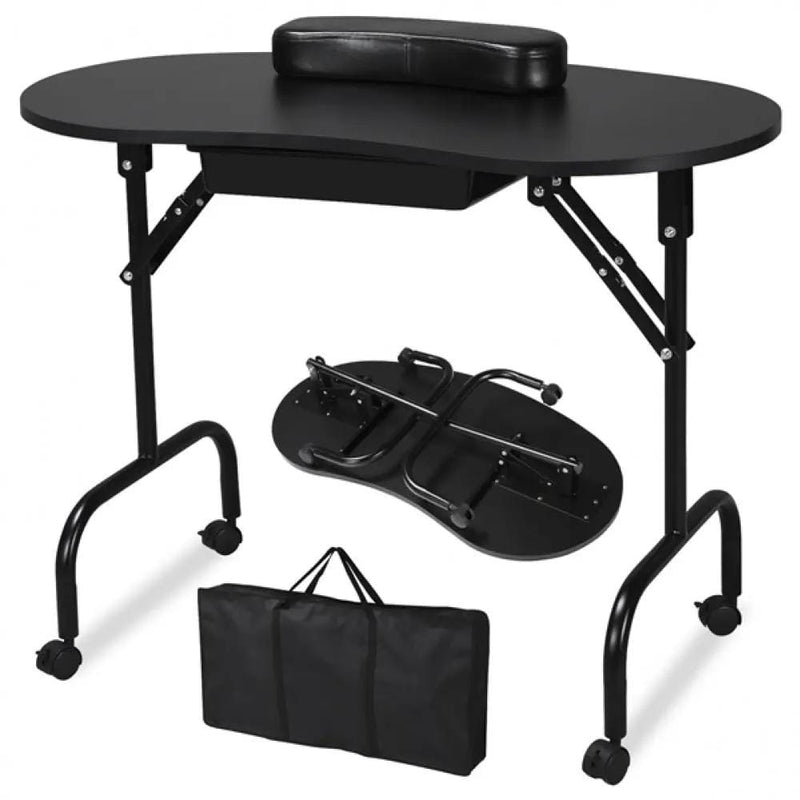 Foldable Manicure Table by Yaheetech