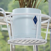 3pcs White Flower Plant Rack Holder Balcony Stand Metal by salelink.co.nz