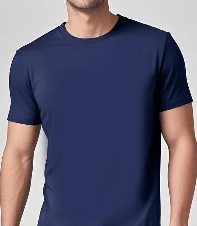 Solid Casual Short-Sleeve Crewneck T-Shirt by Mead's Supply & Equipment Outfitters limited