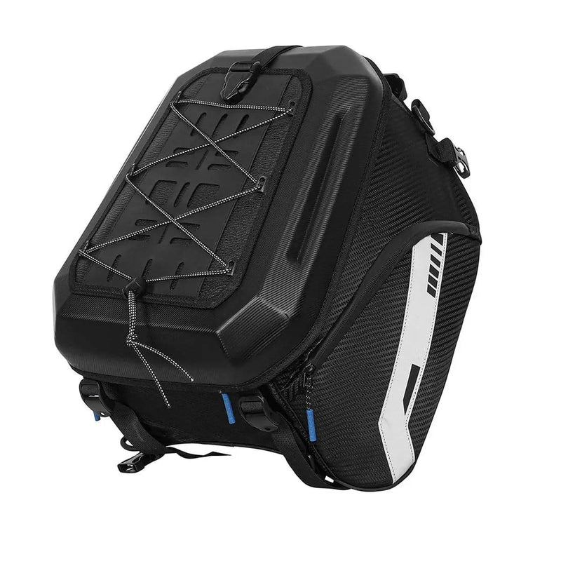 ECOTREK Motorcycle Tail Bags ECOTREK 35L Expandable Motorcycle Tail Bag – Hard Shell Rear Seat Helmet Bag BQF1172 ECOTREK 35L Expandable Motorcycle Tail Bag – Hard Shell Rear Seat Helmet Bag BQF1172