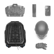 ECOTREK Motorcycle Tail Bags ECOTREK 35L Expandable Motorcycle Tail Bag – Hard Shell Rear Seat Helmet Bag BQF1172 ECOTREK 35L Expandable Motorcycle Tail Bag – Hard Shell Rear Seat Helmet Bag BQF1172