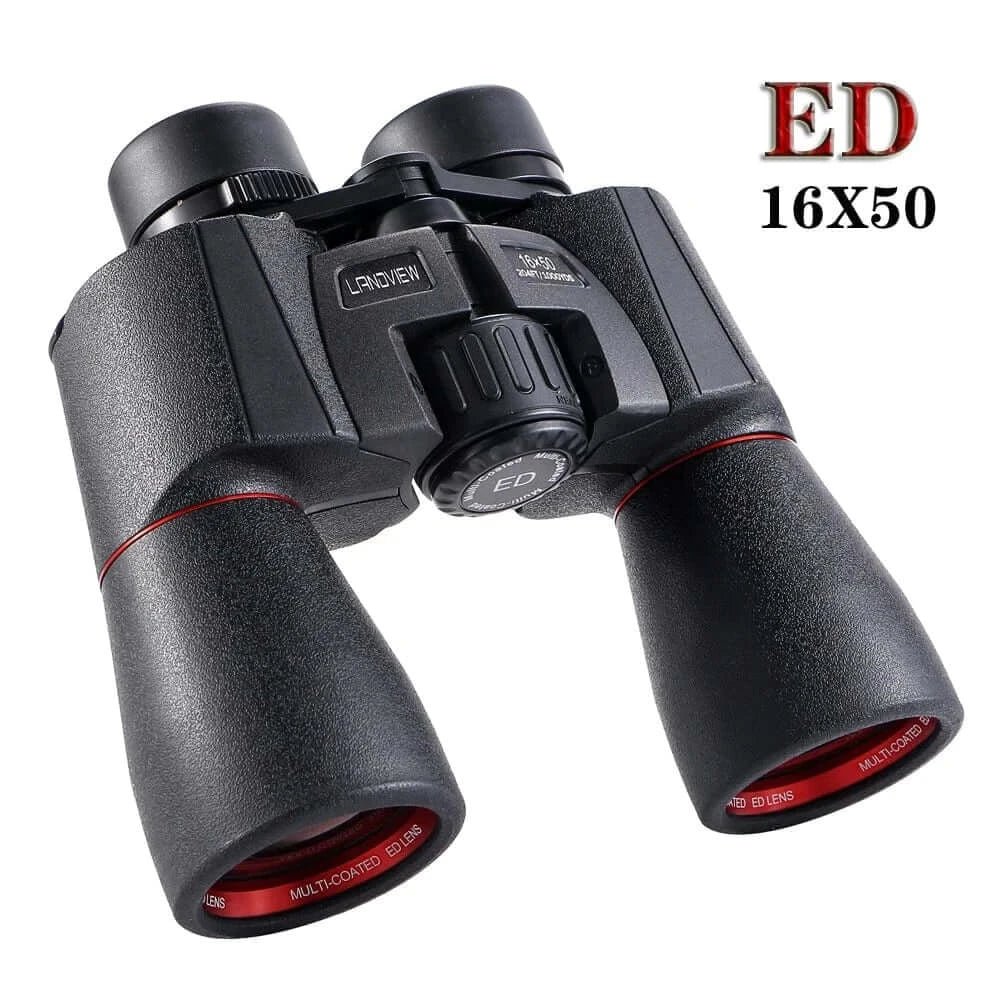 China China ED1650Black ED Binoculars 16x50 Long Range Super-Multi Coating Powerful Bak4 Astronomical Telescope Birdwatching For Outdoor Hunting Tourism
