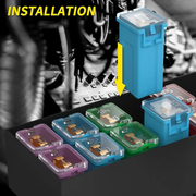 Car Fuse Combo Kit with Plastic Box by salelink.co.nz
