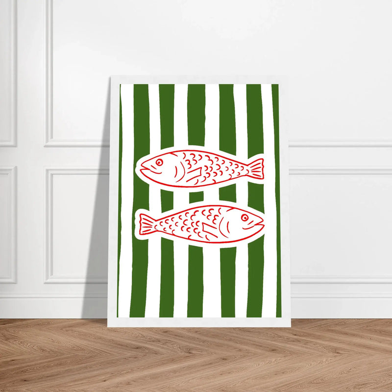 The Fishes by Blank Wall Print Shop