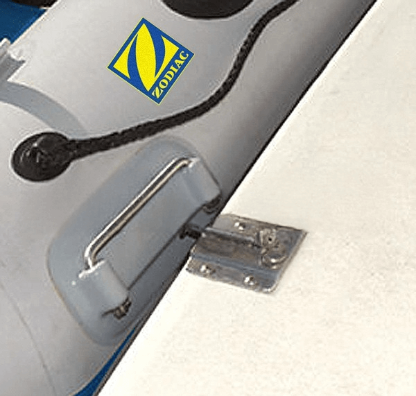 Davit Pad glue kit or Inflatable Boat Repair Kit-PVC attached to ZODIAC inflatable boat.