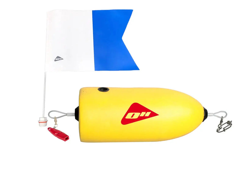 OH Torpedo Foam float with Flag and Whistle by NZ Diver