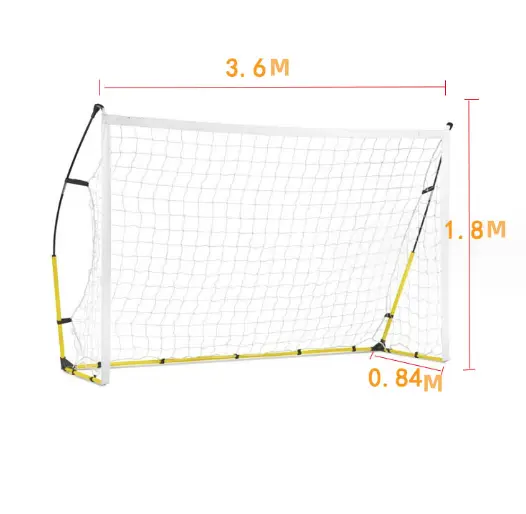1.8x3.6m Portable Football Goal Net Set by salelink.co.nz