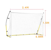 1.5x2.4m Portable Soccer Football Goal Net Set by salelink.co.nz