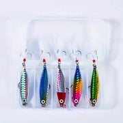 5 x 20 gram Lures with Tackle Box for Trout Salmon Kahawai by NZ Diver