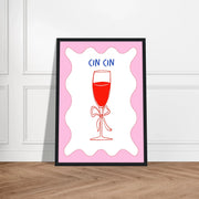 Cin Cin by Blank Wall Print Shop