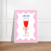 Cin Cin by Blank Wall Print Shop