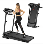 Folding Treadmill with Pulse Sensor by Action Outdoors Limited