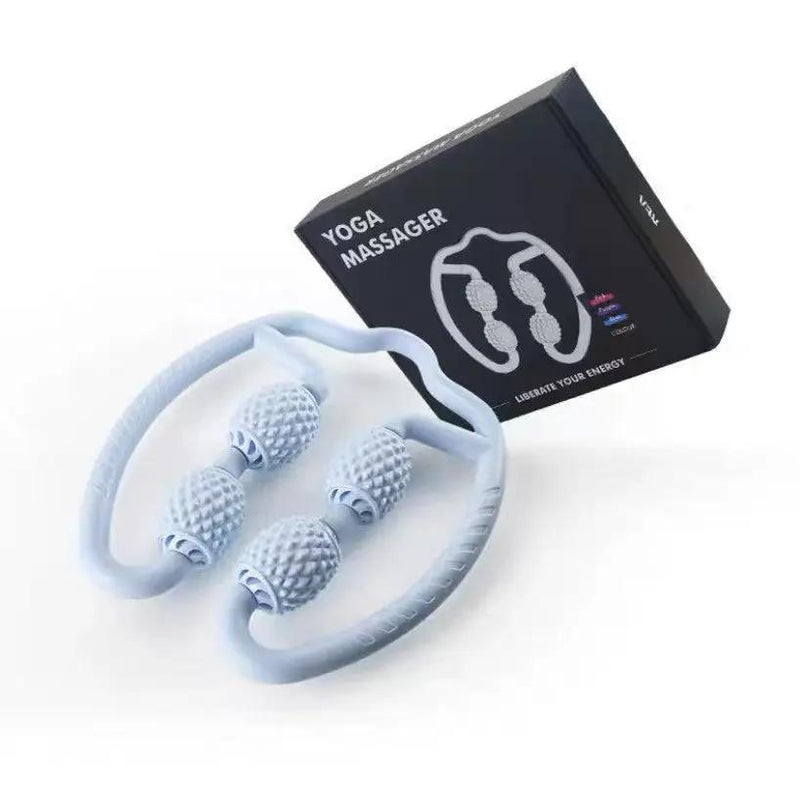 Yoga Massager Pilates Self Body Slimming Roller Leg Neck Muscle Fitness by salelink.co.nz