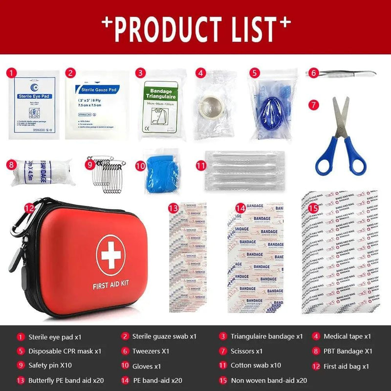 Mead's Supply & Equipment Outfitters limited First Aid Kits Compact First Aid Bag & 90-Piece Kit Compact First Aid Bag & 90-Piece Kit