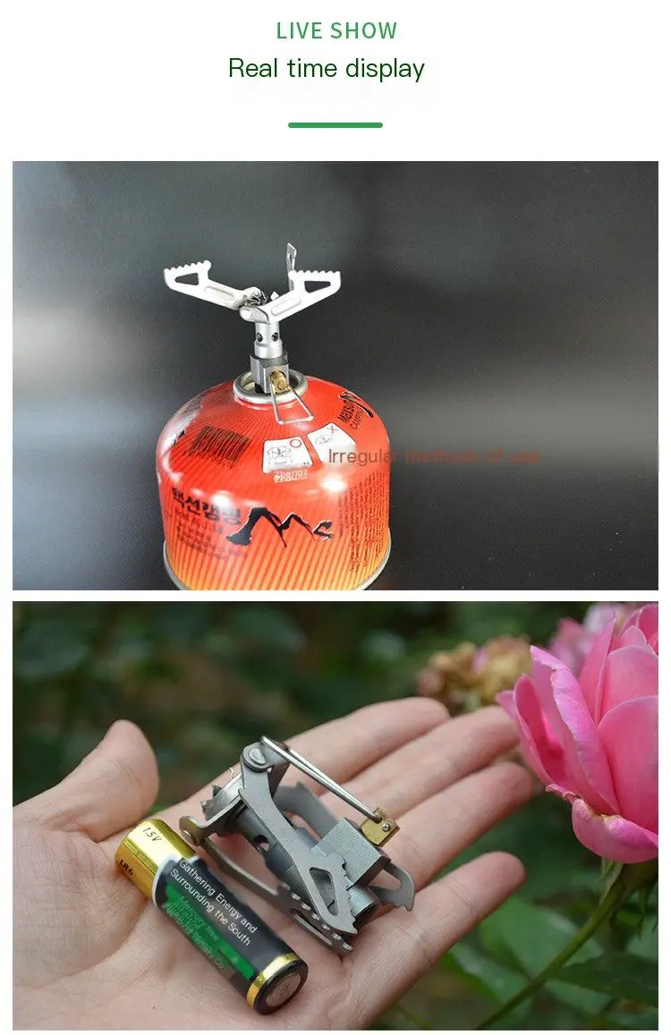 BRS-3000T Portable Outdoor Titanium Gas Stove by Mead's Supply & Equipment Outfitters limited