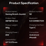 Mobile Gaming Controller for Android iPhone 15 by salelink.co.nz