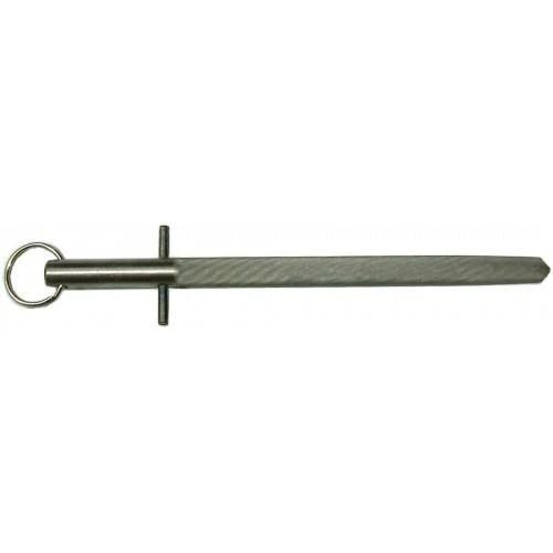 Shepherds Steel Knife Sharpener - Ring & Bar, professional grade sharpener with a ring for knife maintenance.