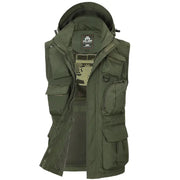 Men's Tactical Jacket with Removable Sleeves - Convertible Vest | Outdoor & Casual Wear by Mead's Supply & Equipment Outfitters limited