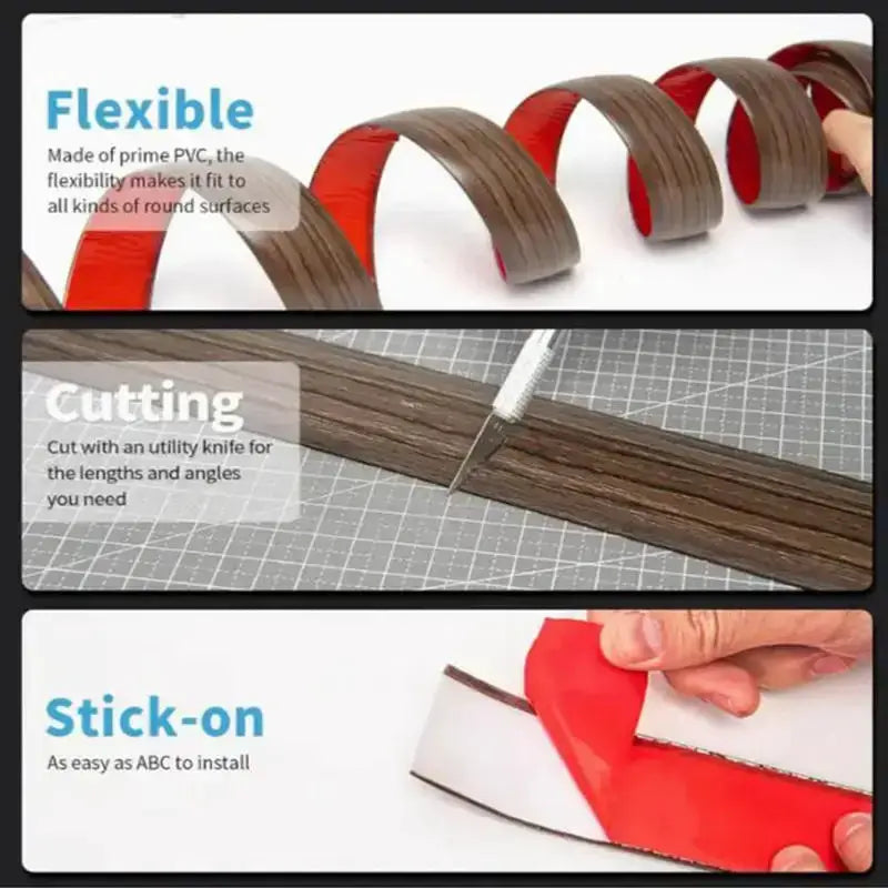 Self-Adhesive Floor Transition Strip (4 colours available) by Habicare