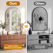 SportZone.co.nz Home & Garden > Decor > Mirrors Embellir 61x41cm Silver Arch Wall Mirror Embellir 61x41cm Silver Arch Wall Mirror