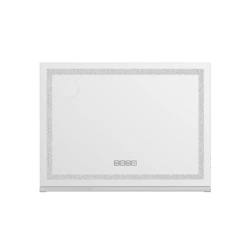 SportZone.co.nz Home & Garden > Decor > Mirrors Embellir Bluetooth Makeup Mirror 58x46cm Hollywood Vanity with LED Light Crystal Embellir Bluetooth Makeup Mirror 58x46cm Hollywood Vanity with LED Light Crystal