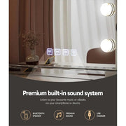 SportZone.co.nz Home & Garden > Decor > Mirrors Embellir Bluetooth Makeup Mirror 58x46cm Hollywood Vanity with LED Light Wall Embellir Bluetooth Makeup Mirror 58x46cm Hollywood Vanity with LED Light Wall