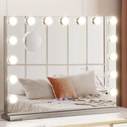 SportZone.co.nz Home & Garden > Decor > Mirrors Embellir Bluetooth Makeup Mirror 58x46cm Hollywood Vanity with LED Light Wall Embellir Bluetooth Makeup Mirror 58x46cm Hollywood Vanity with LED Light Wall