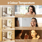 SportZone.co.nz Home & Garden > Decor > Mirrors Embellir Bluetooth Makeup Mirror 58x46cm Hollywood Vanity with LED Light Wall Embellir Bluetooth Makeup Mirror 58x46cm Hollywood Vanity with LED Light Wall