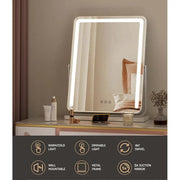 SportZone.co.nz Home & Garden > Decor > Mirrors Embellir Makeup Mirror 40x50cm Hollywood Vanity with LED Light Strip Rotation Embellir Makeup Mirror 40x50cm Hollywood Vanity with LED Light Strip Rotation