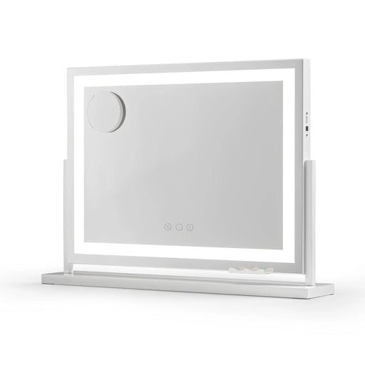 SportZone.co.nz Health & Beauty > Makeup > Makeup Mirrors Embellir Makeup Mirror 58x46cm 360～ Rotatable Vanity Mirror with Lights Bright Light Strip Adjustable Embellir Makeup Mirror 58x46cm 360～ Rotatable Vanity Mirror with Lights Bright Light Strip Adjustable