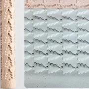 Habicare SS Embossed Wooden Rolling Pin for Clay & Pottery (different types available) Embossed Wooden Rolling Pin for Clay & Pottery (different types available)