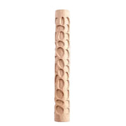 Habicare SS Embossed Wooden Rolling Pin for Clay & Pottery (different types available) Embossed Wooden Rolling Pin for Clay & Pottery (different types available)