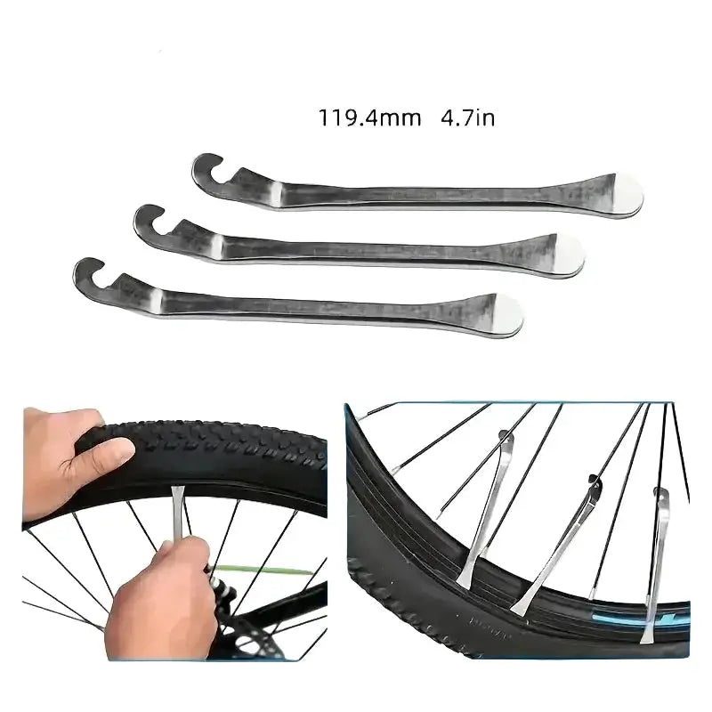 Habicare Emergency Bicycle Tyre Repair Kit with Glue-less Patches Emergency Bicycle Tyre Repair Kit with Glue-less Patches